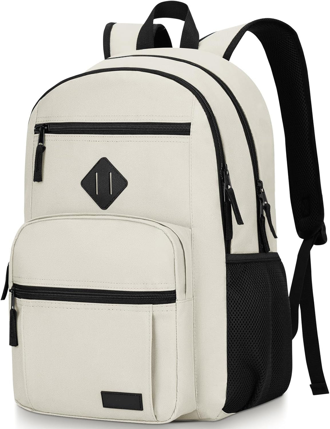 Xavier 30L Black Laptop Backpack with Dual Compartments and Padded Shoulder Straps