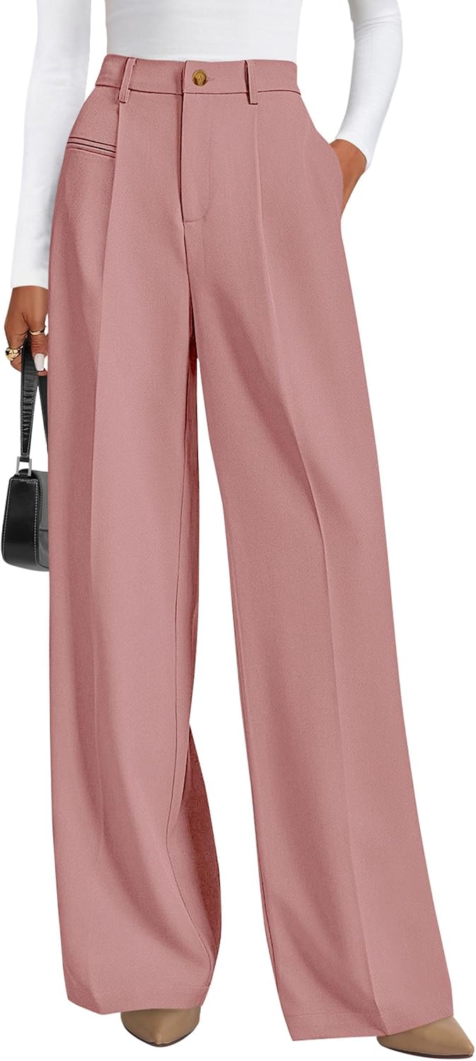Anaëlle Women's High-Waisted Wide Leg Tailored Palazzo Trousers