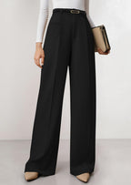 Anaëlle Women's High-Waisted Wide Leg Tailored Palazzo Trousers