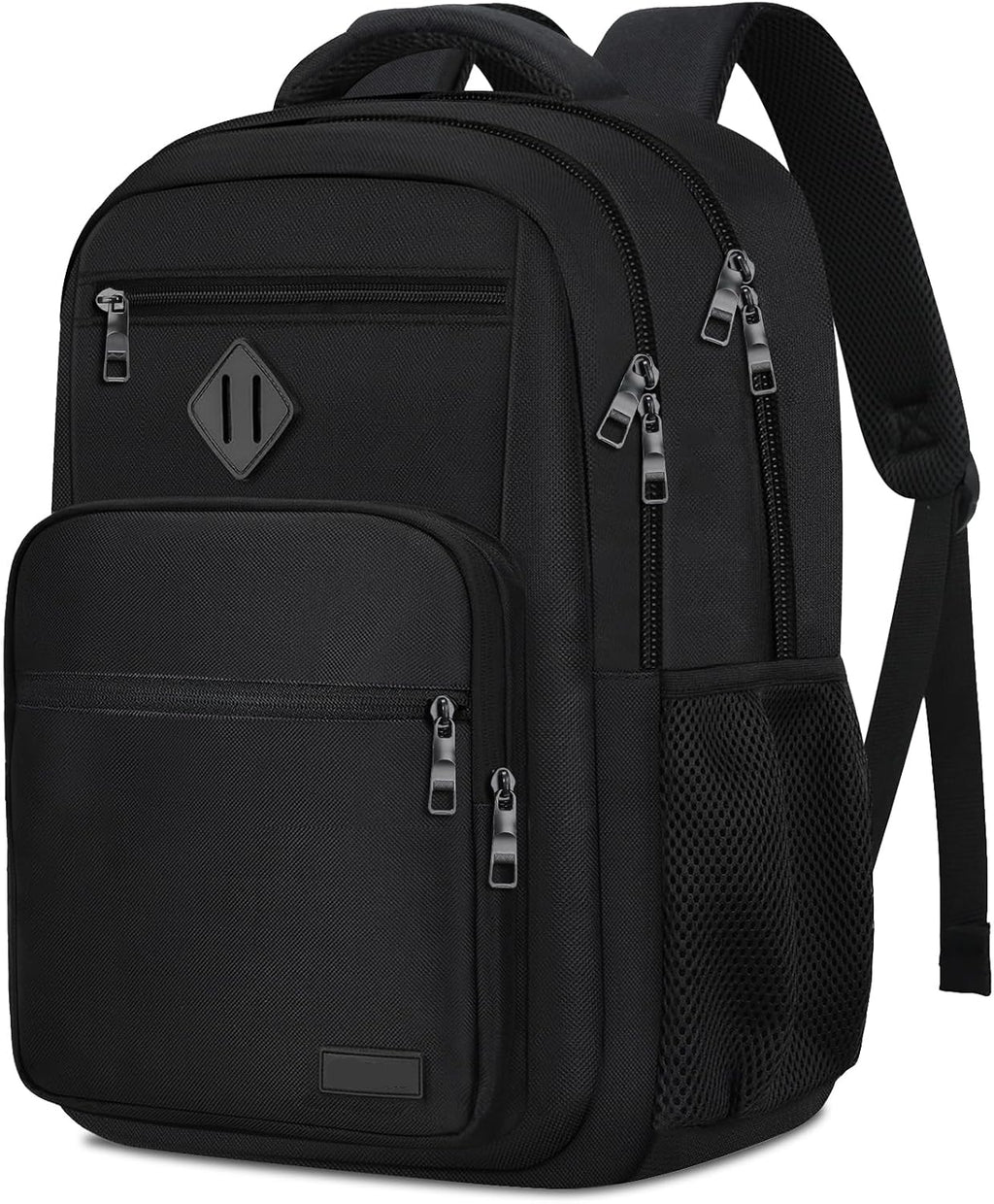 Jasper 30L Black Laptop Backpack with Anti-Theft Pocket and Padded Travel Straps