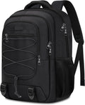 Soren Large Black Laptop Backpack with Anti-Theft Pocket and Padded Travel Straps