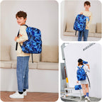 Orion Kids 17-Inch Lightning School Backpack with Laptop Sleeve and Padded Straps