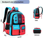 Freya Kids 18-Inch Gaming Backpack with Multiple Pockets and Padded Back Support