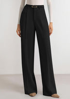 Anaëlle Women's High-Waisted Wide Leg Tailored Palazzo Trousers