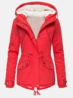 Pilar Women's Winter Jacket – Warm Waterproof Hooded Coat with Soft Lining