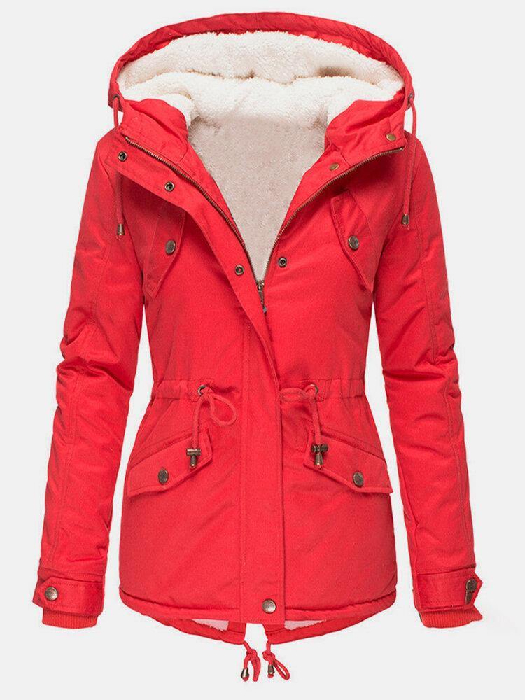 Pilar Women's Winter Jacket – Warm Waterproof Hooded Coat with Soft Lining