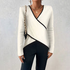 Sinead Women's Sweater – Luxe V-Neckline Sweater with Cozy Fit & Refined, Timeless Design