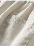 Marta Men's Summer Two-Piece Set – Breathable Linen-Feel Style with Short-Sleeve Design & Easy-Fit Trousers