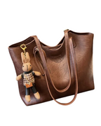 Emma Women’s Tote Bag – Vintage Vegan Leather Shoulder Bag with Spacious Design