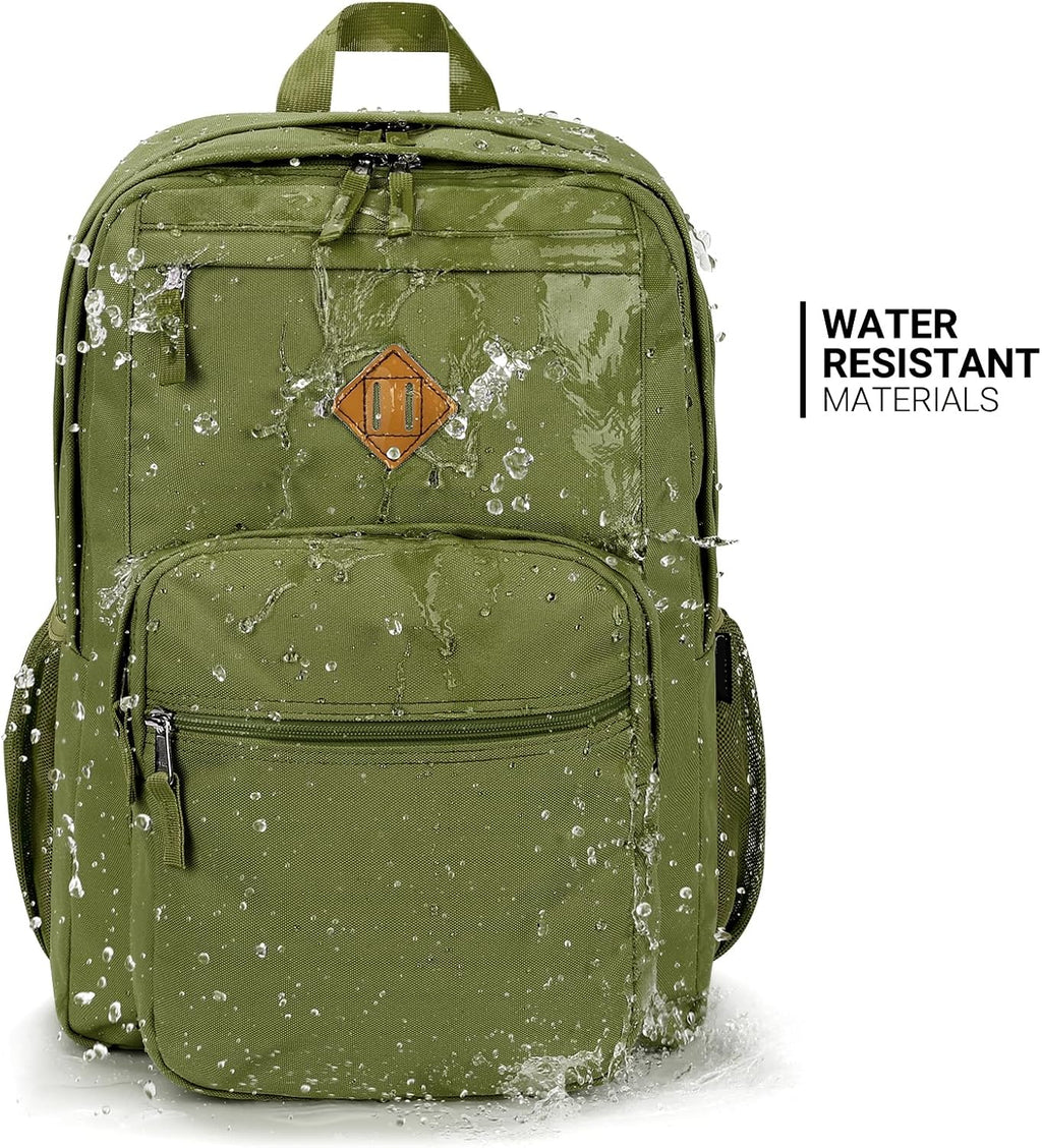 Petra 26L Corduroy Laptop Backpack with Multi-Pocket Storage and Padded Strap Design