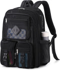 Rosalie 17-Inch Heavy-Duty Mesh School Backpack with Padded Straps and Multiple Pockets