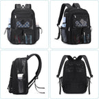 Rosalie 17-Inch Heavy-Duty Mesh School Backpack with Padded Straps and Multiple Pockets