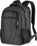 William 35L 17-Inch Laptop Backpack with Anti-Theft Pocket and Padded Travel Straps