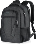 William 35L 17-Inch Laptop Backpack with Anti-Theft Pocket and Padded Travel Straps