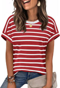 Kayleigh Women's Round Neckline Top – Cap Sleeves, Cozy Fit & Flexible Fabric