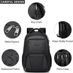 Nadia Large School Laptop Backpack with Anti-Theft Pocket and Ventilated Back Panel
