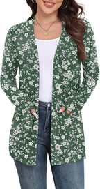 Marielle Lightweight Open-Front Long Cardigan with Pockets for Everyday Layering