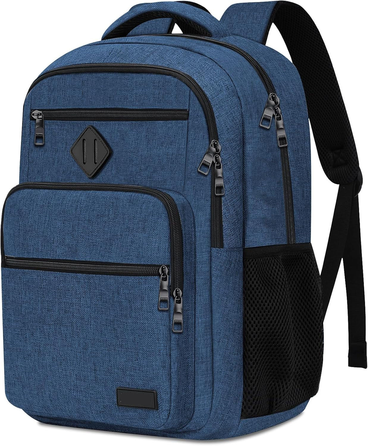 Jasper 30L Black Laptop Backpack with Anti-Theft Pocket and Padded Travel Straps