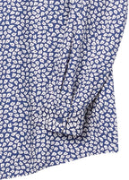 Marceline Women's Printed Long Sleeve Popover Blouse in Lightweight Viscose Relaxed Fit
