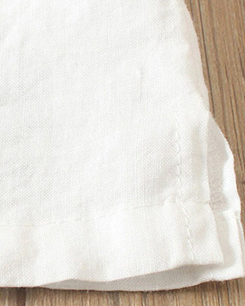 Sonia Women's Blouse – Lightweight Linen Blouse with Button-Up Front & Effortless Natural Look