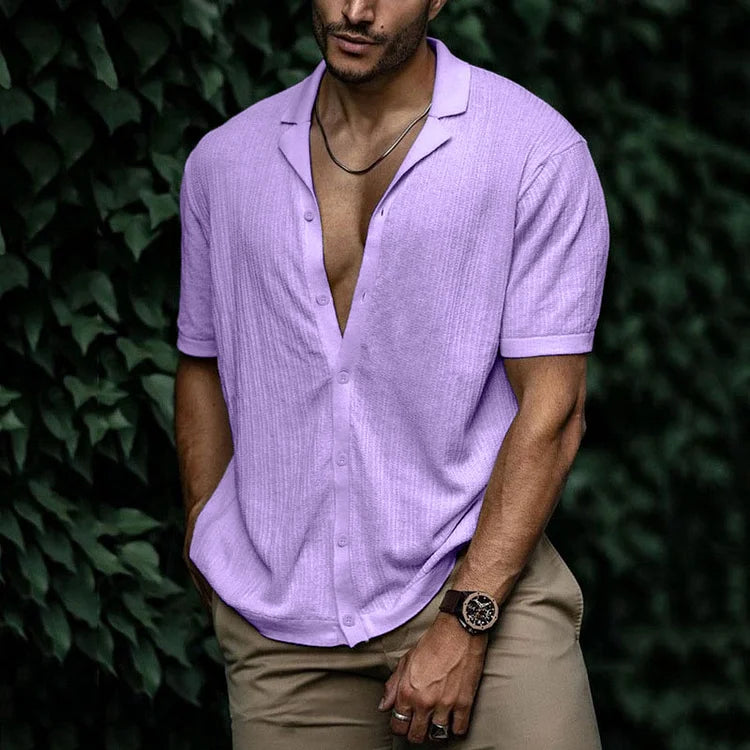 Leandro Men’s Linen Shirt – Breathable Summer Button-Up with Relaxed Fit