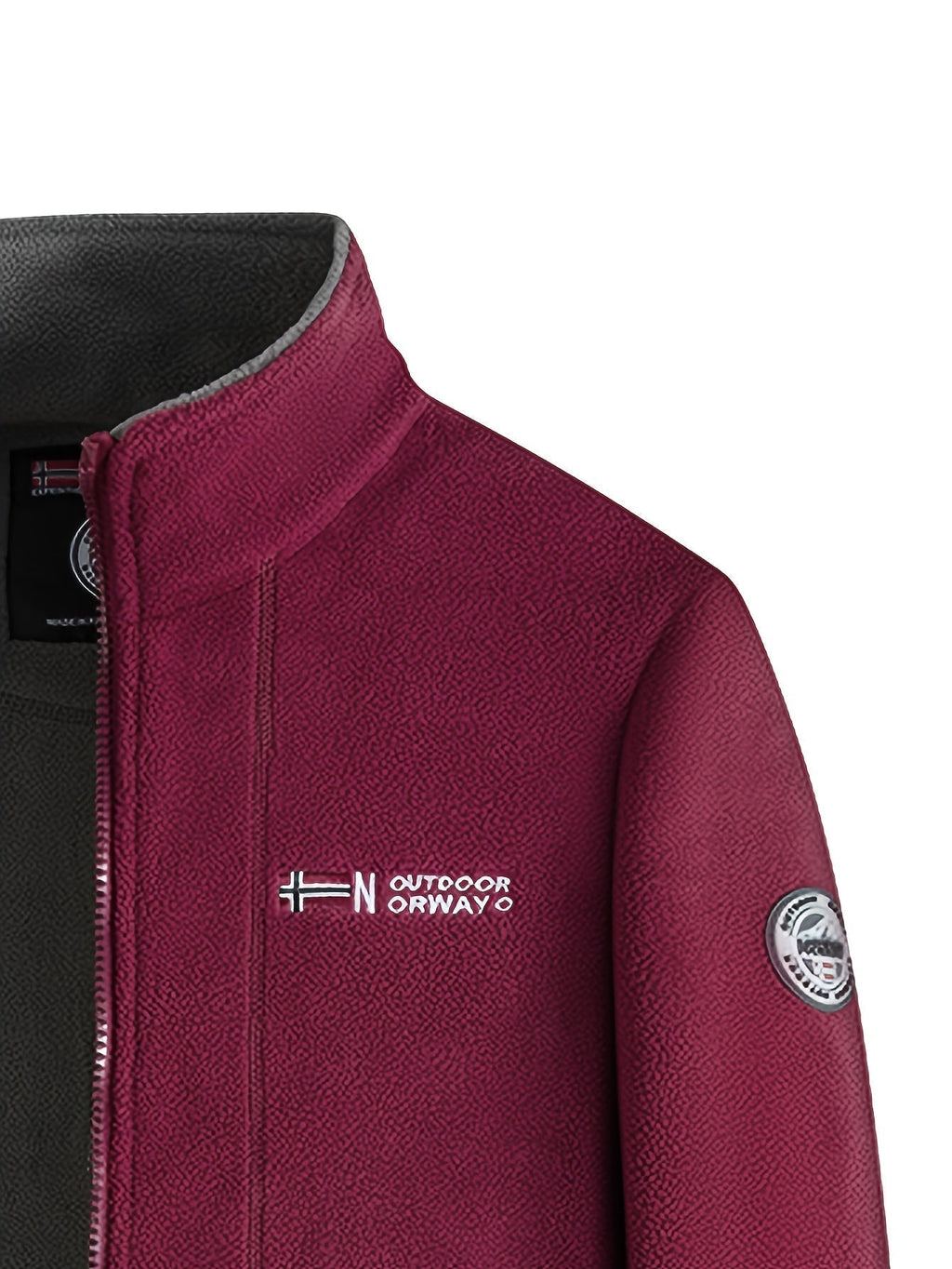 Felix Men's Outdoor Fleece Jacket – Gentle, Lightweight Warmth with a Protective Collar