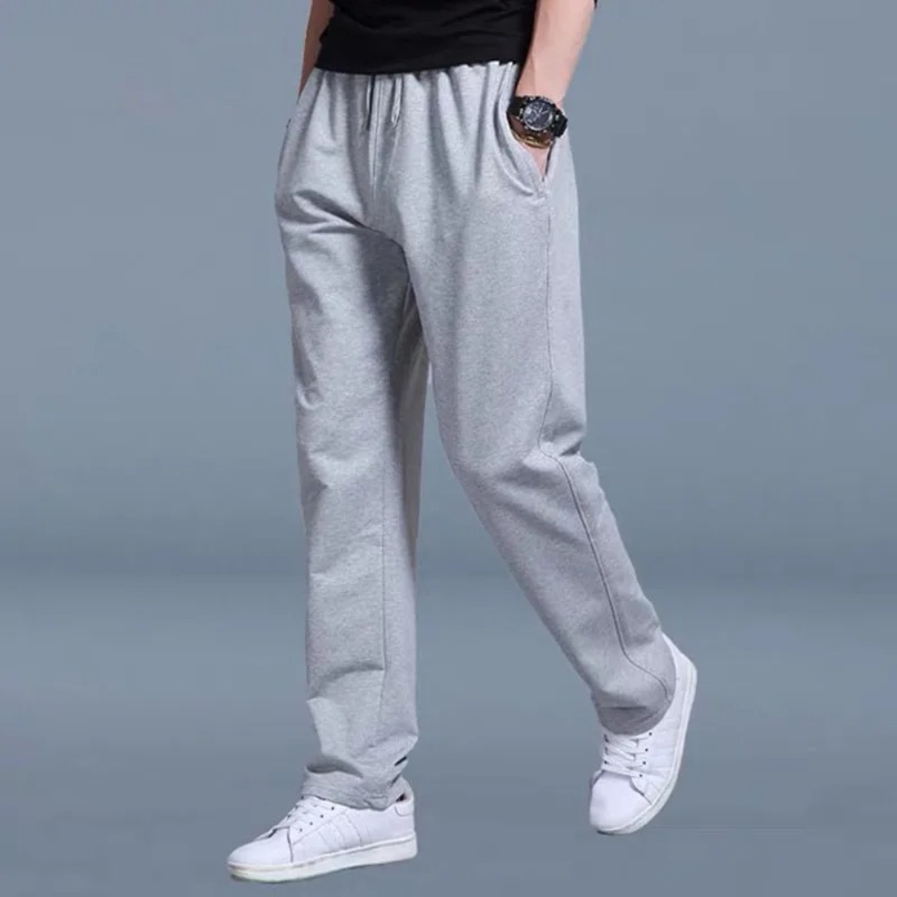 Everett Men's Premium Jogger Pants – Breathable Cotton Sweatpants with Adjustable Waist
