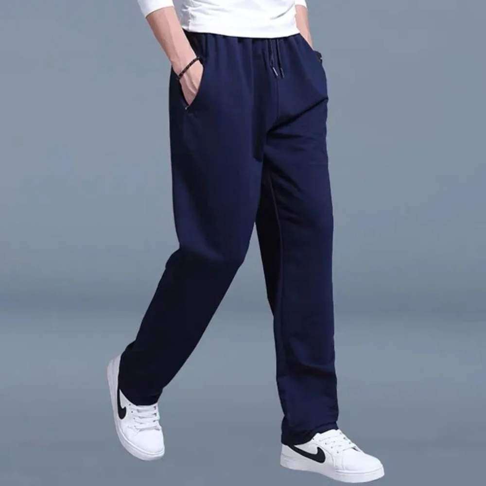 Everett Men's Premium Jogger Pants – Breathable Cotton Sweatpants with Adjustable Waist