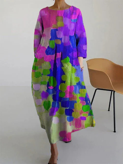 Shirley Floral Dress – Breezy Summer Dress in 100% Cotton with a Romantic Print and an Easy, Cozy Fit
