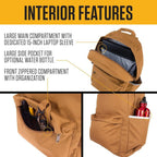 Talia 21L Water-Resistant Laptop Backpack with Reflective Details and Padded Straps