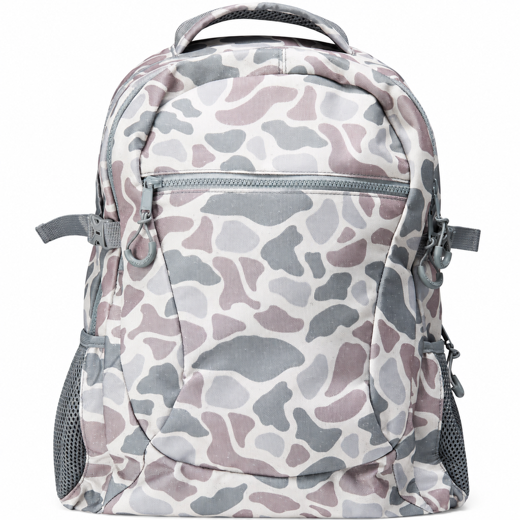 Vincent 25L Camouflage Laptop Backpack with Dual Storage and Padded Shoulder Straps
