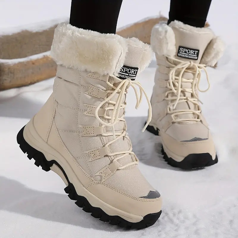 Rebecca Women's Winter Boots – Insulating, Waterproof with Faux Fur Lining