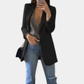 Vivian Women's Tailored Blazer – Elegant Long Sleeve Jacket with Modern Chic Fit