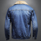 William Men's Denim Jacket – Insulating Lined Jean Jacket with Classic Modern Style