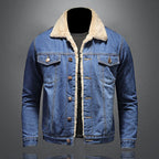 William Men's Denim Jacket – Insulating Lined Jean Jacket with Classic Modern Style