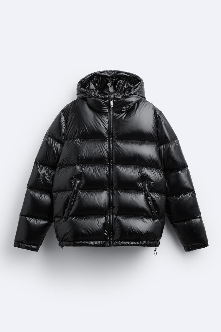 Sean Men’s Puffer Jacket – Warm Windproof Winter Coat with Zip Pockets & Slim Fit