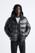 Sean Men’s Puffer Jacket – Warm Windproof Winter Coat with Zip Pockets & Slim Fit