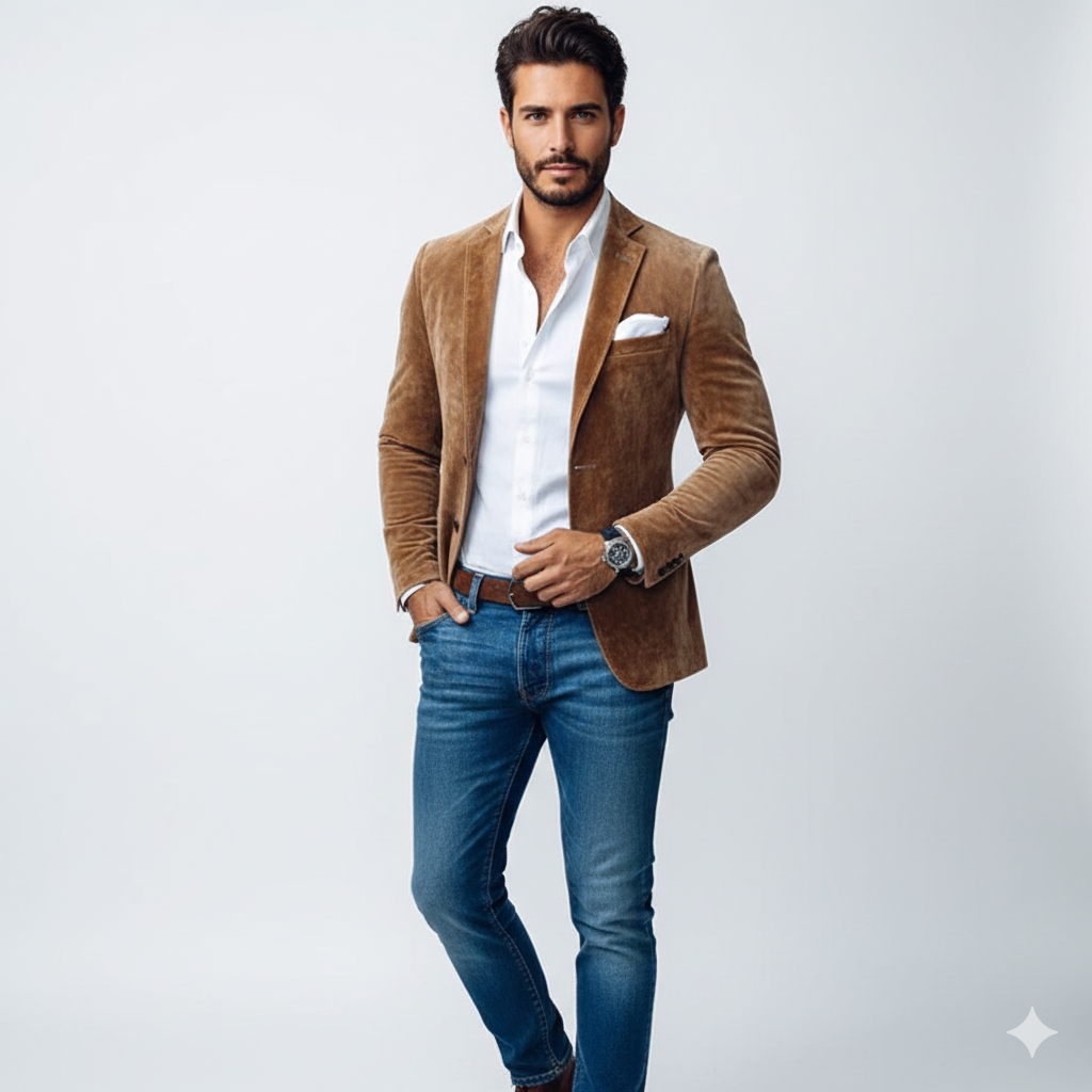 Liam Slim-Fit Blazer for Men – Sophisticated Casual Jacket with a Versatile Modern Cut