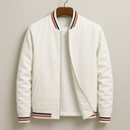 Bob Men’s Varsity Bomber Jacket – Lightweight Casual Zip-Up Coat for Mid-Season