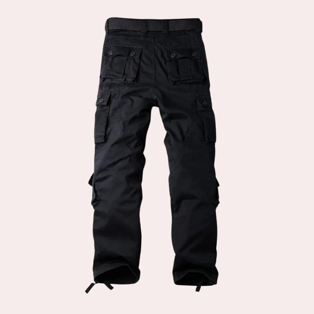Callan Men's Casual Cargo Trousers with Modern Relaxed Fit & Utility Pockets