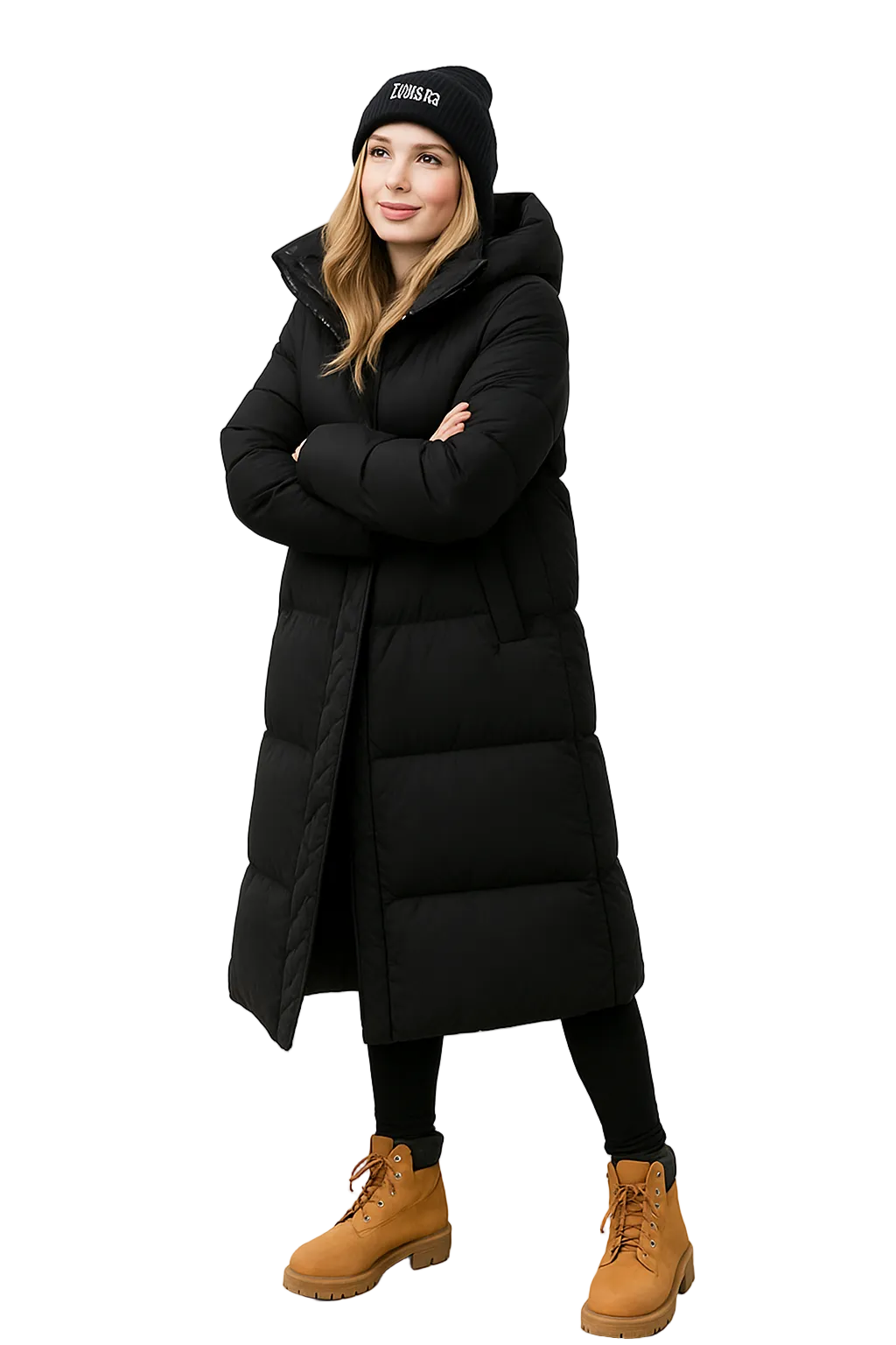 Solene Women's Long Oversized Puffer Coat – Insulated Winter Jacket with Cozy Warmth & Modern Style