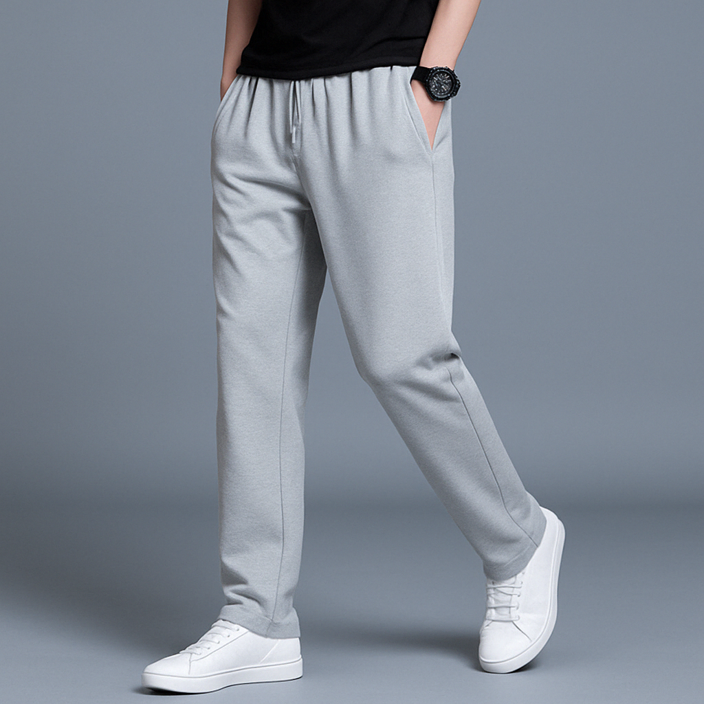 Everett Men's Premium Jogger Pants – Breathable Cotton Sweatpants with Adjustable Waist