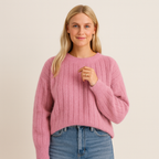 Jack Women's Cashmere Sweater – Gentle 100% Cashmere Knit in a Chic, Contemporary Style