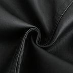 Janiyah Women’s Leather Jacket – Elegant Zip-Up Coat with Chic High Collar