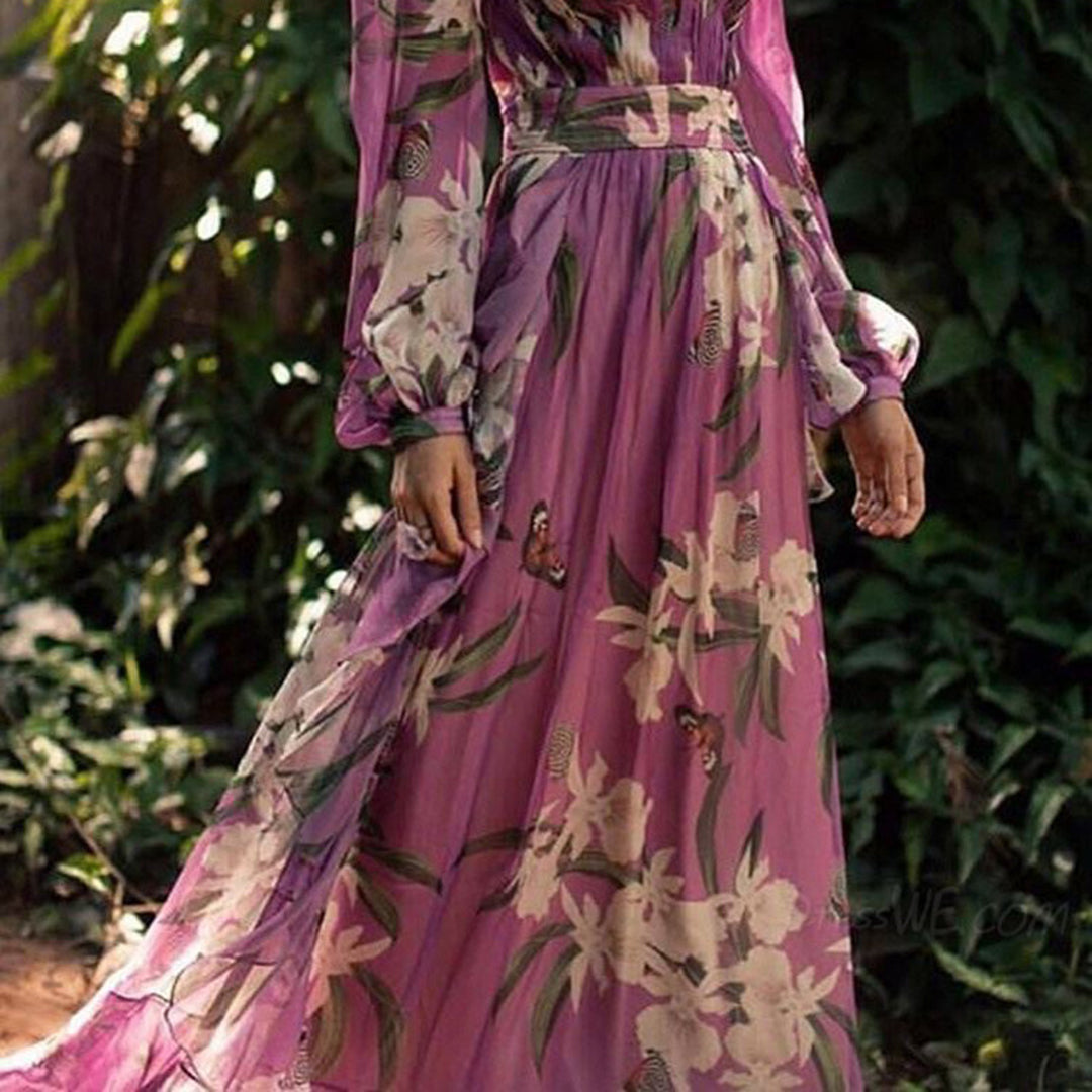 Natalia Women’s Maxi Dress – Elegant Flowy Summer Dress with Lightweight Comfort