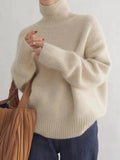 Jacob Women's Sweater – Gentle Wool Turtleneck, Refined Style for a Chic Winter Look