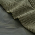 Simon Men's Corduroy Coat – Fitted Silhouette with Mandarin Collar & Sophisticated Side Slip Pockets