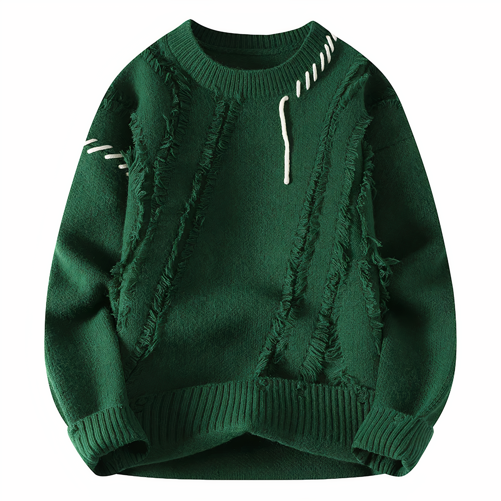 Henrik Men's Patchwork Sweater – Soft Warm Knit Sweater for Autumn & Winter