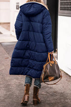 Milena Women's Reversible Coat – Warm Elegant Winter Coat with Two-Way Style