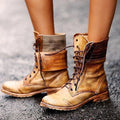 Delaney Women's Lace-Up Leather Ankle Boots – Classic Leather Boots with Modern Comfort & Timeless Style